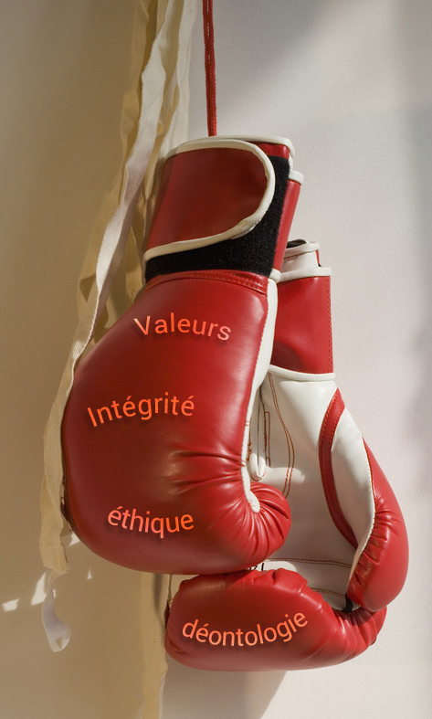 Red Boxing Gloves Hanging on Wall